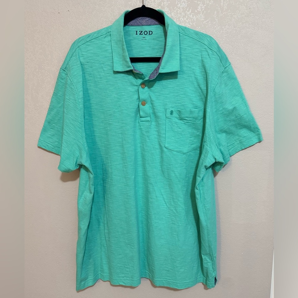 All 3 Shirts Izod Polo Shirt Aqua, Navy, powder blue